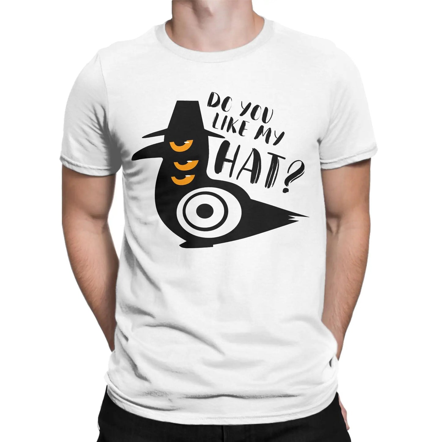 Men's T-Shirt Demon Bird Kpop Demon Hunters Novelty 100% Cotton Tee Shirt Short Sleeve T Shirts Crew Neck Tops Plus Size