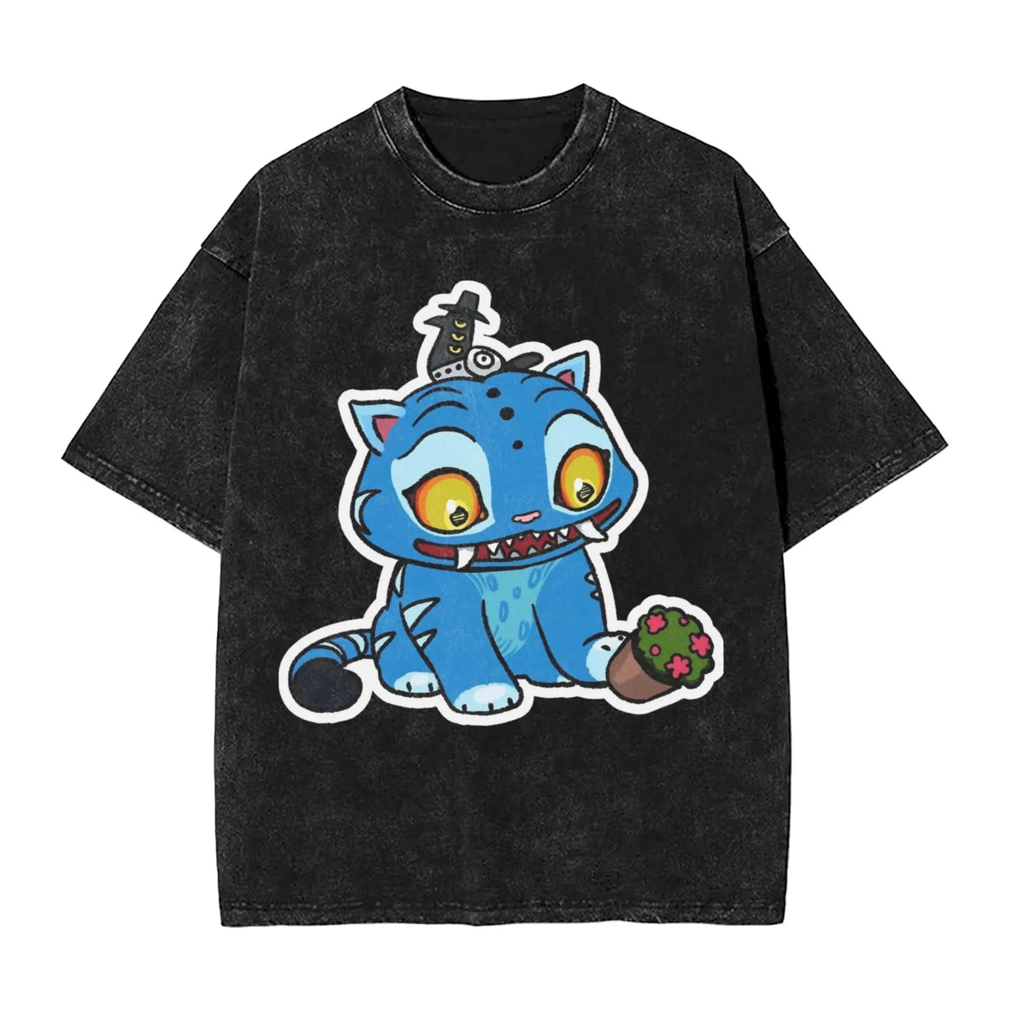 Oversize Saja Boys But Daddy I Love Him Kpop Demon Hunters Outfit T Shirt for Men Women Washed Cotton Tee Shirts Clothing