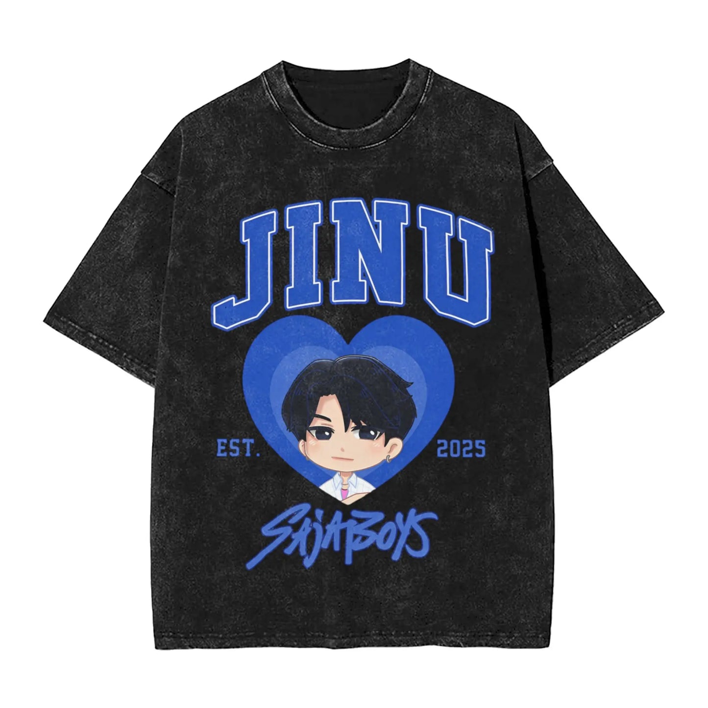 JINU Saja Boys Kpop Demon Hunters T-Shirt Men O Neck Cotton T Shirt I Made It for the Tiger But the Bird Keeps Taking It Tees