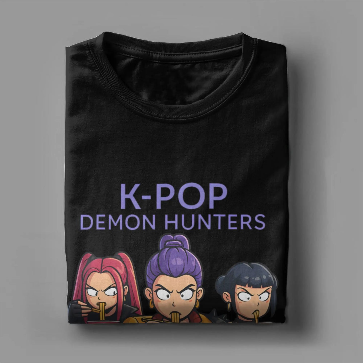Crazy Rujinu Rumi And Jinu Kpop Demon Hunters T-Shirt for Men Round Neck 100% Cotton T Shirt Short Sleeve Tees Big Size Clothing