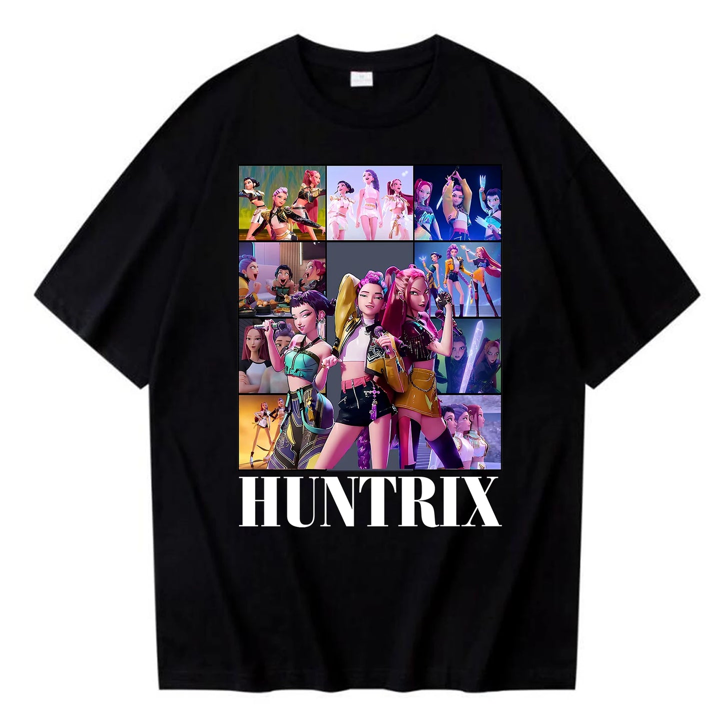 Kpop Demon Hunters Saja Boys T-shirt Harajuku Women Girl Huntrix O-neck Summer Shirt Gift for Fans