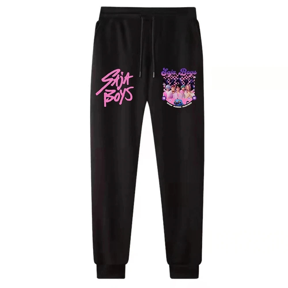Kpop Demon Hunter Pants Harajuku Streetwear Men Women Jogging Sweatpants Print Running Trousers Sport Oversized Jogger Pants