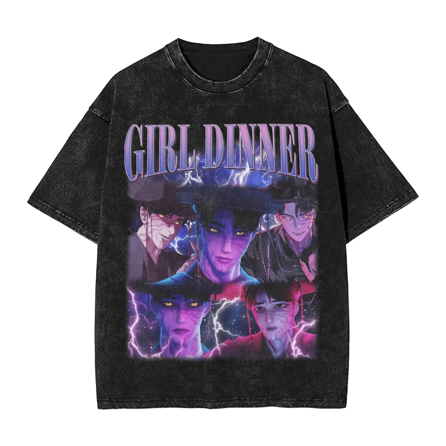JINU Saja Boys Kpop Demon Hunters T-Shirt Men O Neck Cotton T Shirt I Made It for the Tiger But the Bird Keeps Taking It Tees