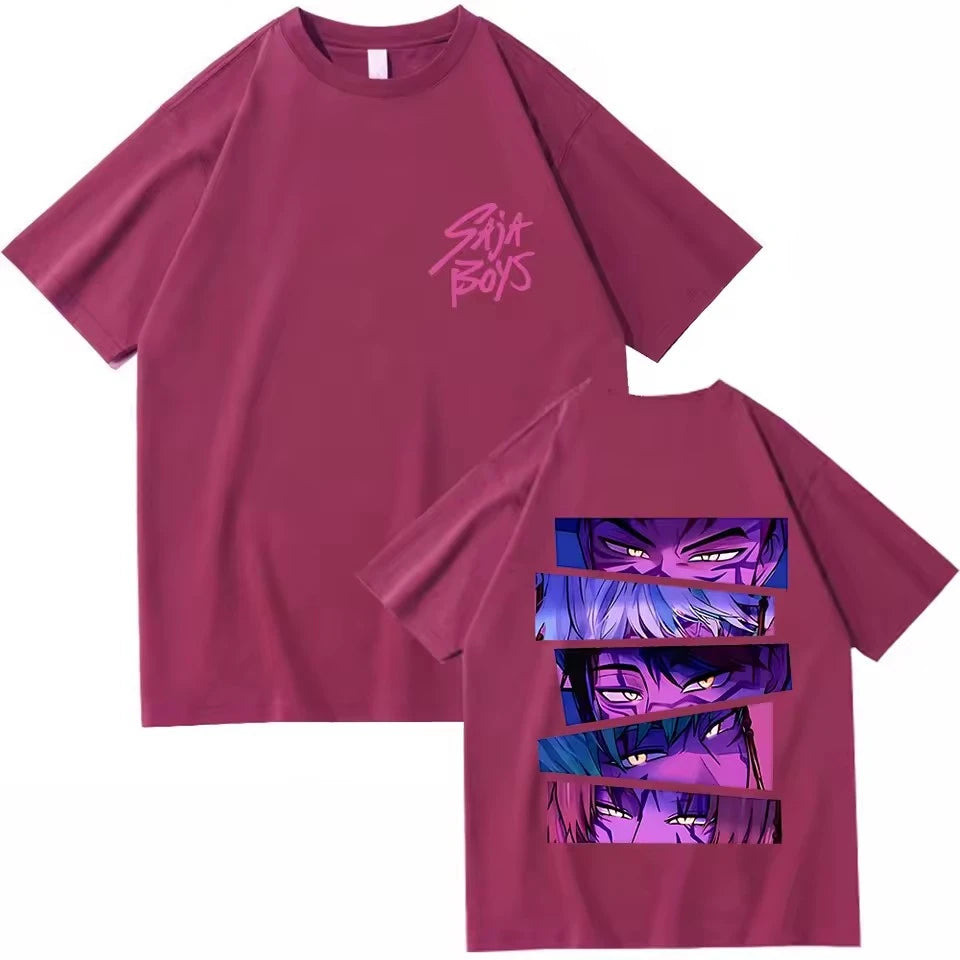 Kpop Demon Hunter Men's Anime Graphic T Shirts Summer Crew Neck Man Woman T-Shirt Homme Casual Daily Trendy Unisex Tees Y2k Tops