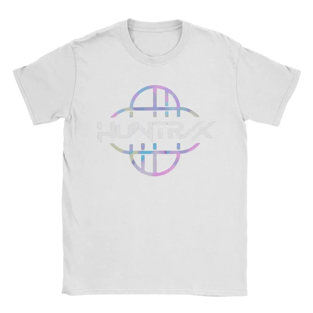 K POP Demon Hunters Logo T-Shirt for Men HUNTRIX Casual Pure Cotton Women Tees O Neck Short Sleeve T Shirts Adult Clothing