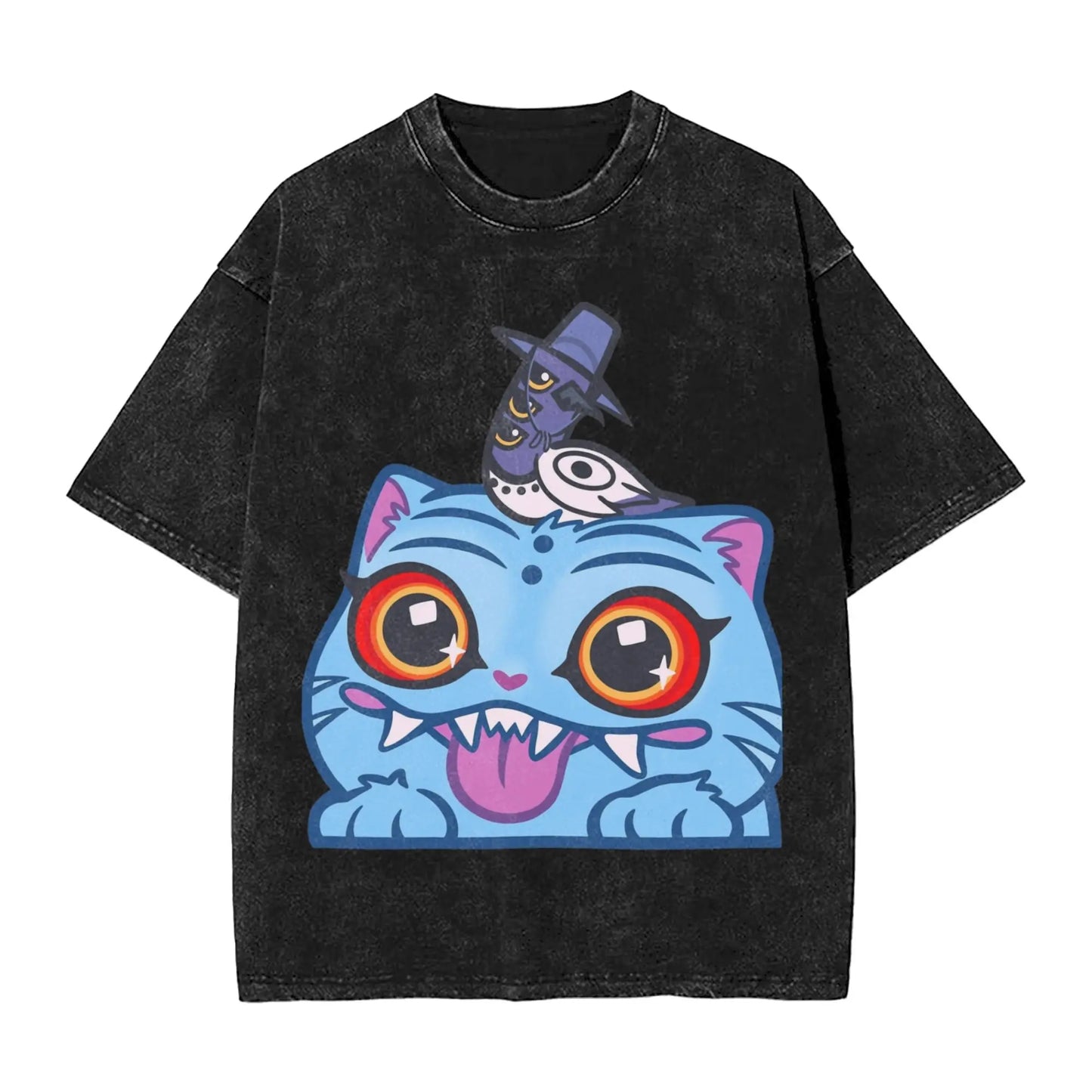 Oversize Saja Boys But Daddy I Love Him Kpop Demon Hunters Outfit T Shirt for Men Women Washed Cotton Tee Shirts Clothing