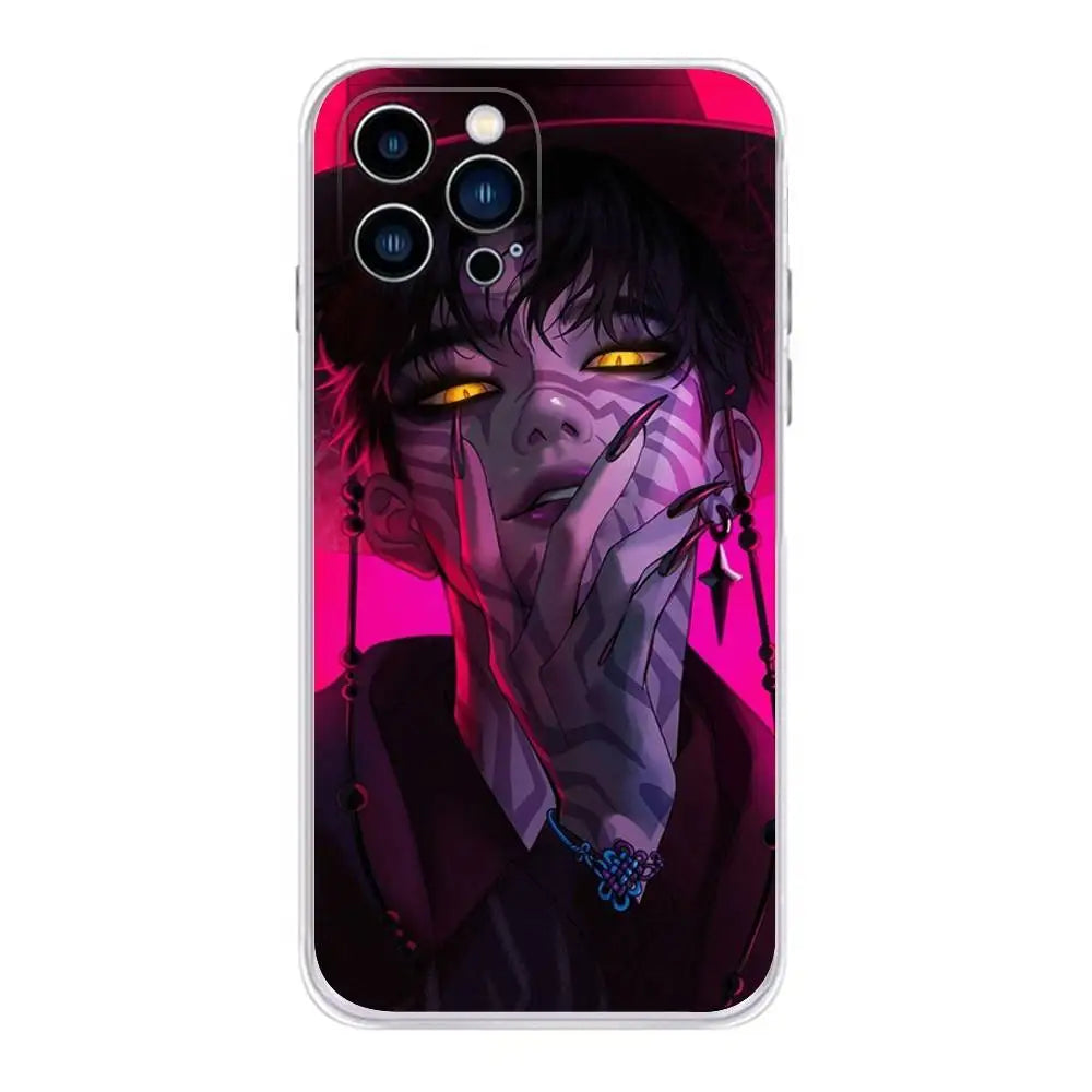 KPop D-Demon H-Hunters Phone Case For iPhone 16 &15, Plus,Pro,Max,XR,XS,Plus,E,Mini Transparent Soft Cover
