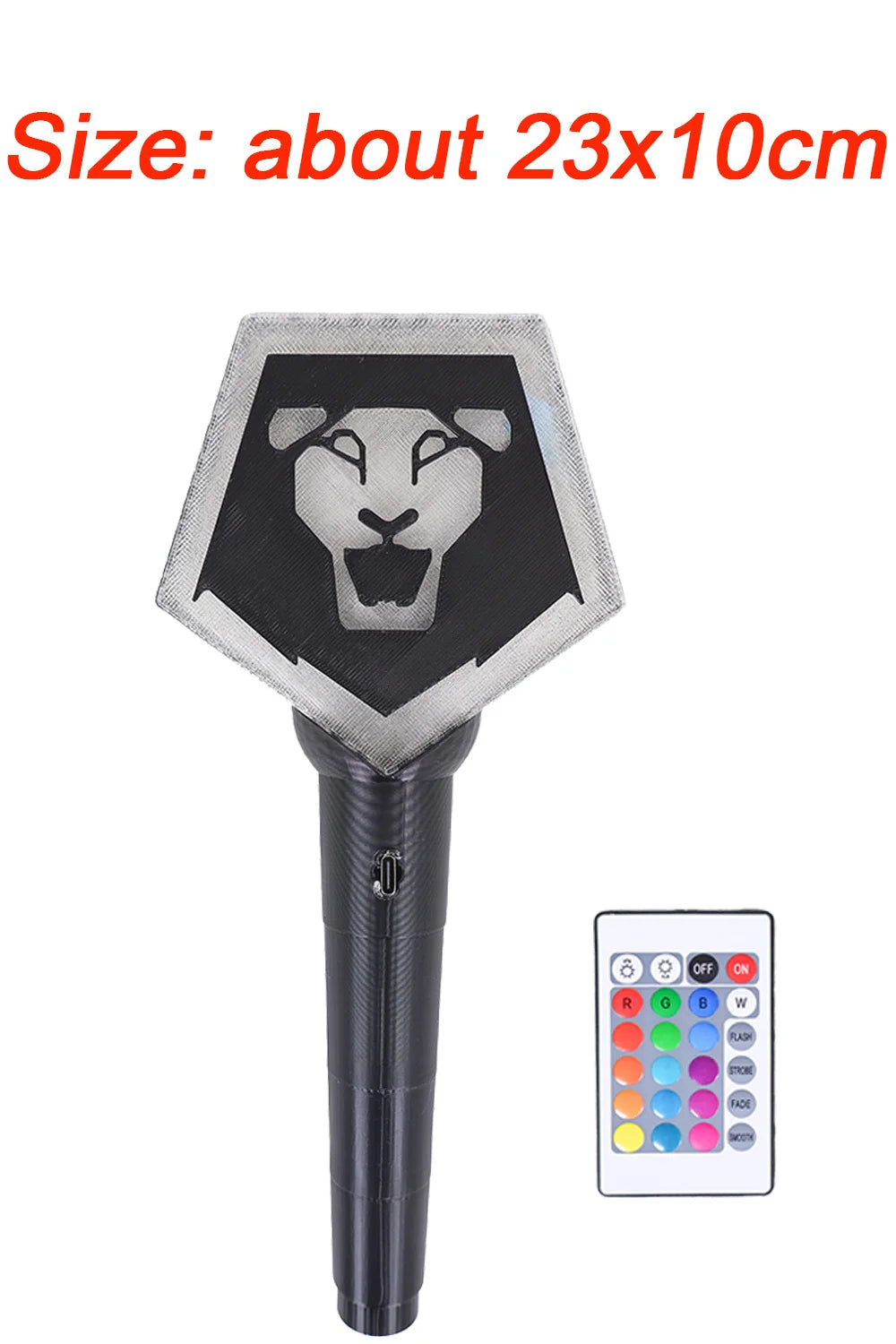 Demon Hunter of KPop Vs Saja Boys Cheer Stick with Light Men Women Roleplay Costume Props Halloween Carnival Party Accessories