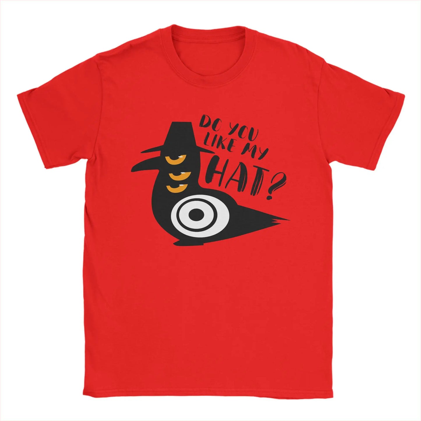 Men's T-Shirt Demon Bird Kpop Demon Hunters Novelty 100% Cotton Tee Shirt Short Sleeve T Shirts Crew Neck Tops Plus Size