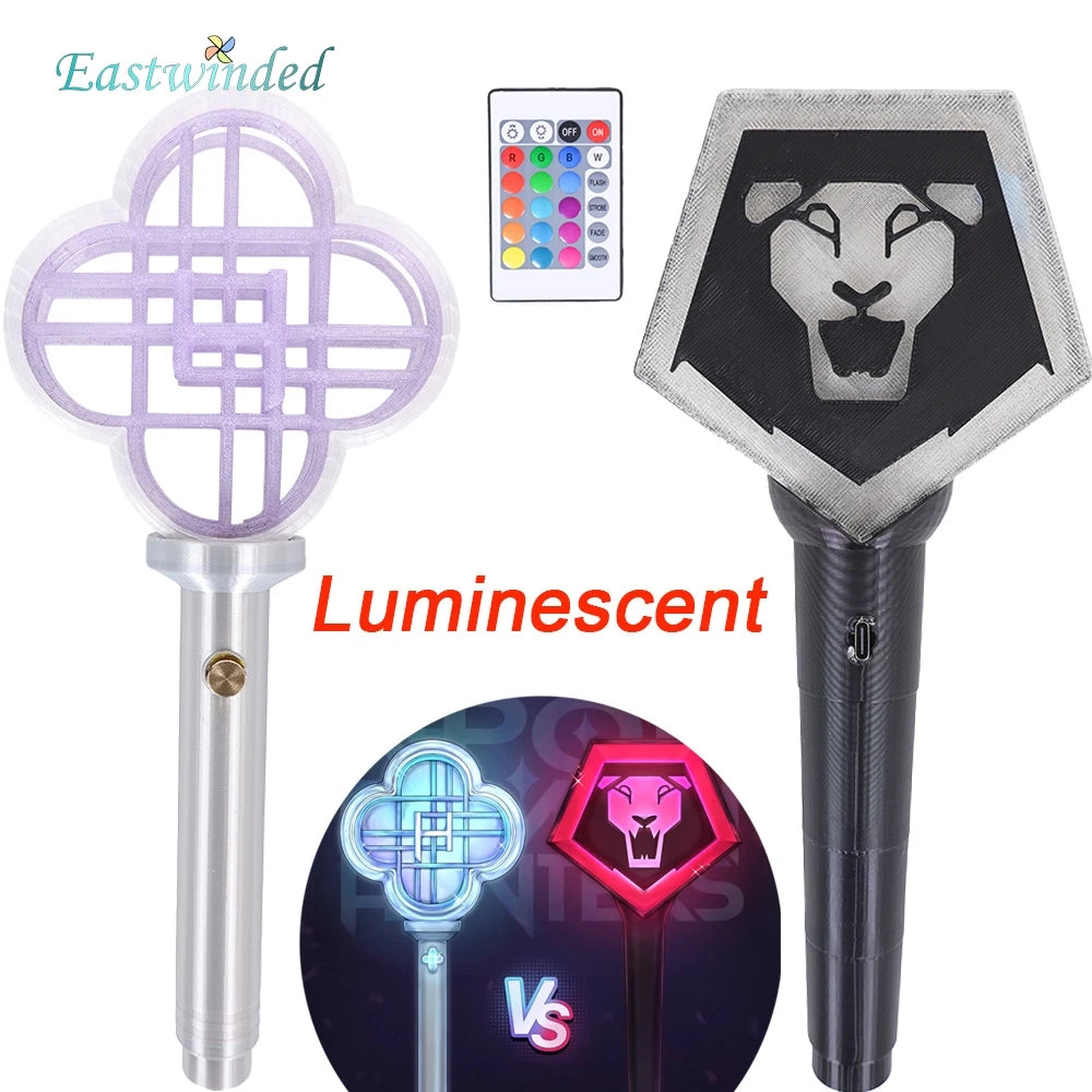 Demon Hunter of KPop Vs Saja Boys Cheer Stick with Light Men Women Roleplay Costume Props Halloween Carnival Party Accessories