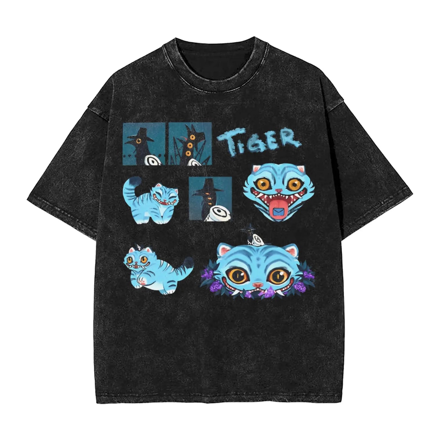 Oversize Saja Boys But Daddy I Love Him Kpop Demon Hunters Outfit T Shirt for Men Women Washed Cotton Tee Shirts Clothing