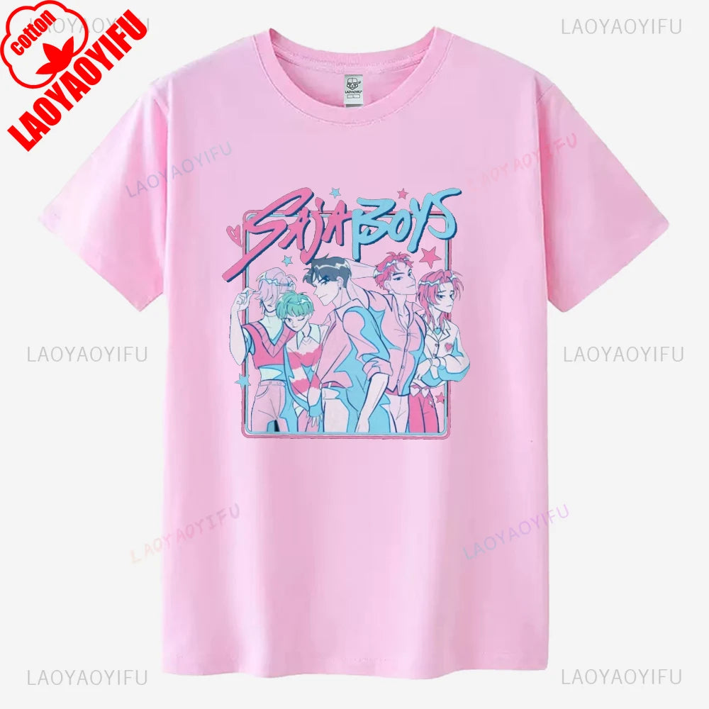 Saja Boys Kpop Demon Hunters Graphic T Shirt Gift Women Huntrix Pin Mira Zoey Demon Hunter Merch Jinu Cotton Tee Rumi Fan Poster