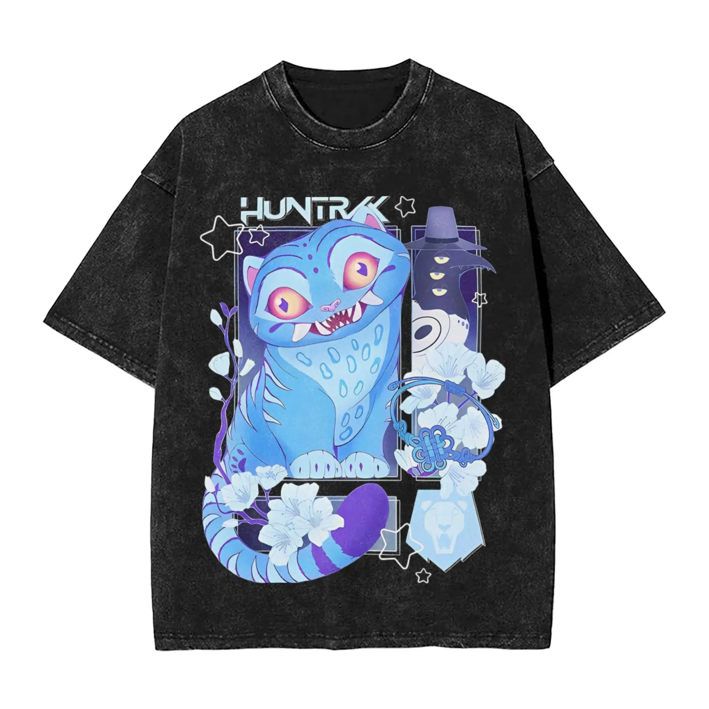 Oversize Saja Boys But Daddy I Love Him Kpop Demon Hunters Outfit T Shirt for Men Women Washed Cotton Tee Shirts Clothing