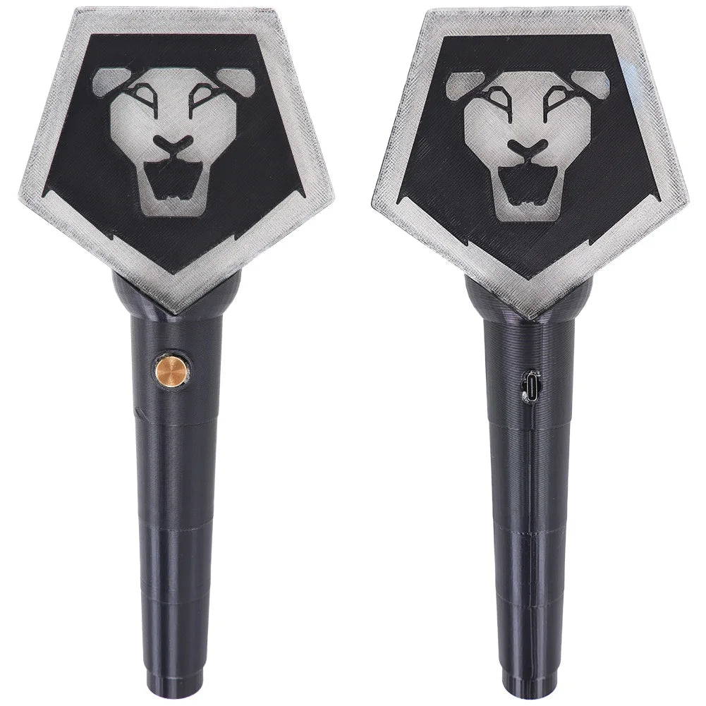 Demon Hunter of KPop Vs Saja Boys Cheer Stick with Light Men Women Roleplay Costume Props Halloween Carnival Party Accessories