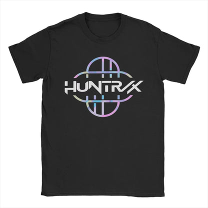 K POP Demon Hunters Logo T-Shirt for Men HUNTRIX Casual Pure Cotton Women Tees O Neck Short Sleeve T Shirts Adult Clothing