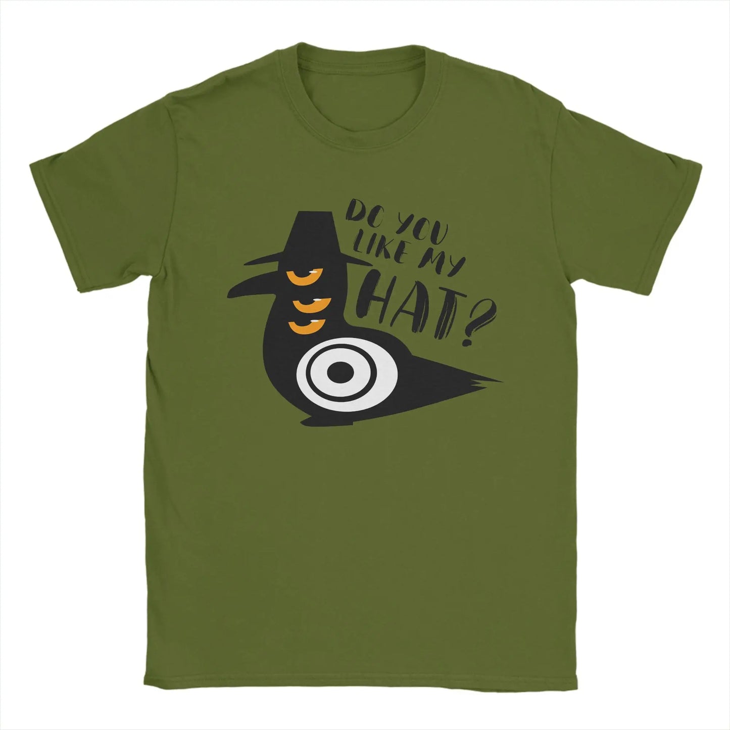 Men's T-Shirt Demon Bird Kpop Demon Hunters Novelty 100% Cotton Tee Shirt Short Sleeve  T Shirts Crew Neck Tops Plus Size