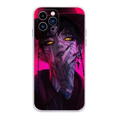 KPop D-Demon H-Hunters Phone Case For iPhone 16 &15, Plus,Pro,Max,XR,XS,Plus,E,Mini Transparent Soft Cover