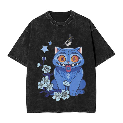 Oversize Saja Boys But Daddy I Love Him Kpop Demon Hunters Outfit T Shirt for Men Women  Washed Cotton Tee Shirts Clothing