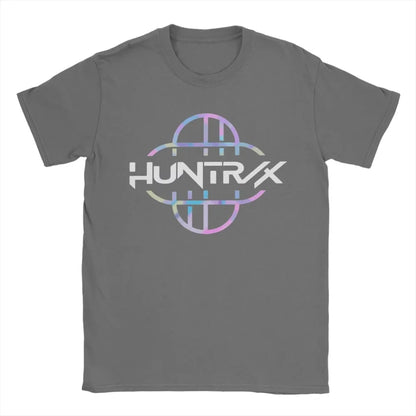 K POP Demon Hunters Logo T-Shirt for Men HUNTRIX Casual Pure Cotton Women Tees O Neck Short Sleeve T Shirts Adult Clothing
