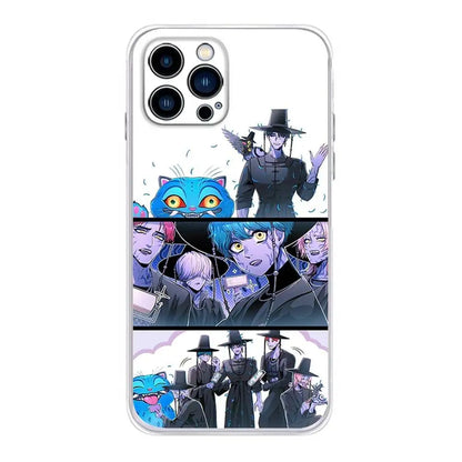 KPop D-Demon H-Hunters Phone Case For iPhone 16 &15, Plus,Pro,Max,XR,XS,Plus,E,Mini Transparent Soft Cover