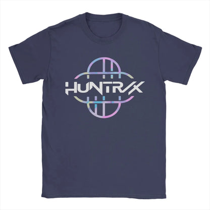 K POP Demon Hunters Logo T-Shirt for Men HUNTRIX Casual Pure Cotton Women Tees O Neck Short Sleeve T Shirts Adult Clothing